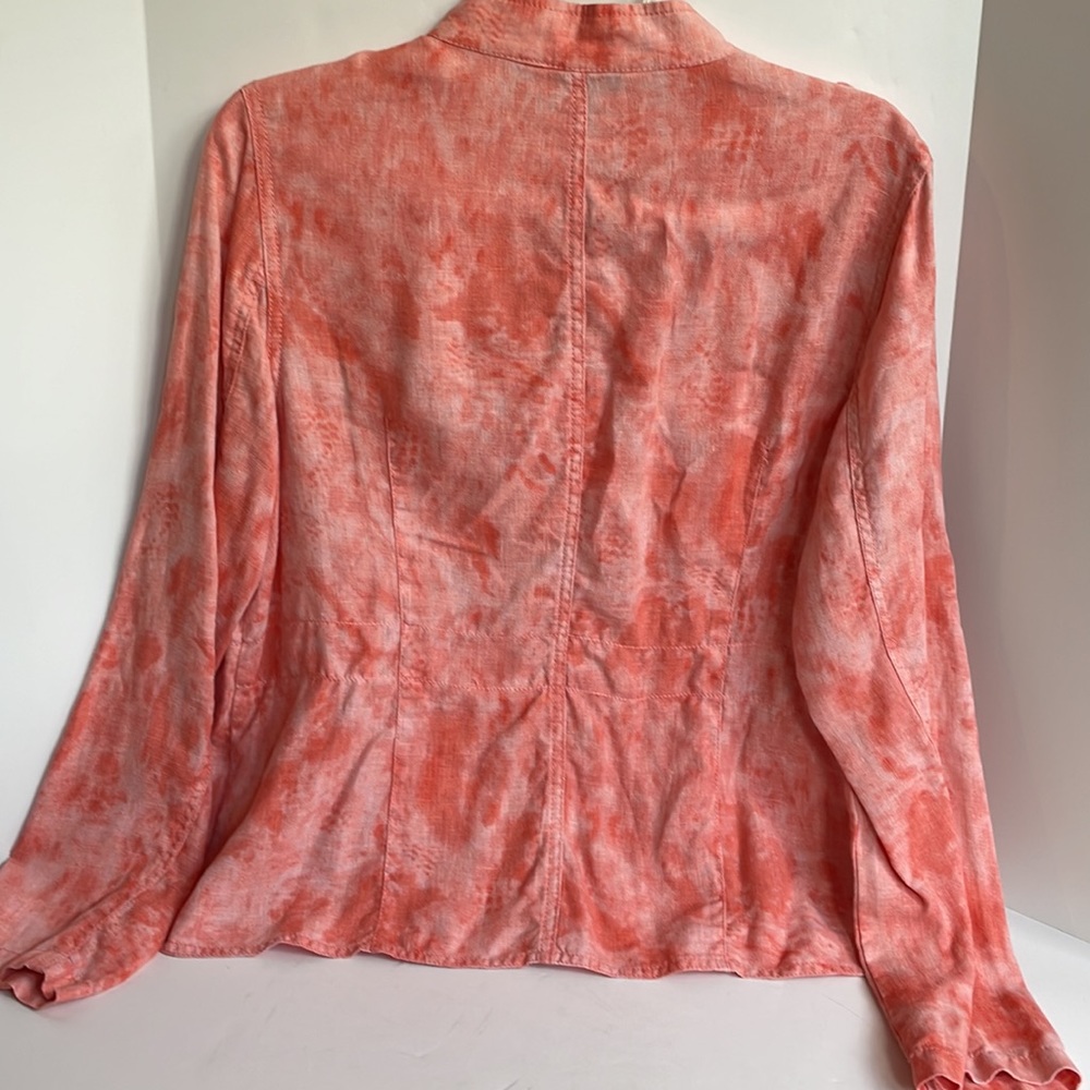 Relativity 100% Linen Lightweight Button Front Mo… - image 6